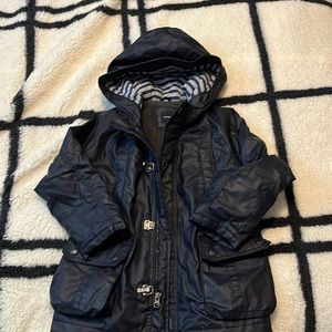 Insulated baby gap navy rain jacket